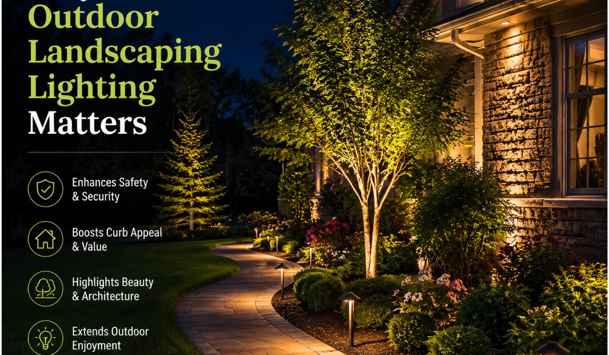 Why Outdoor Landscaping Lighting Matters