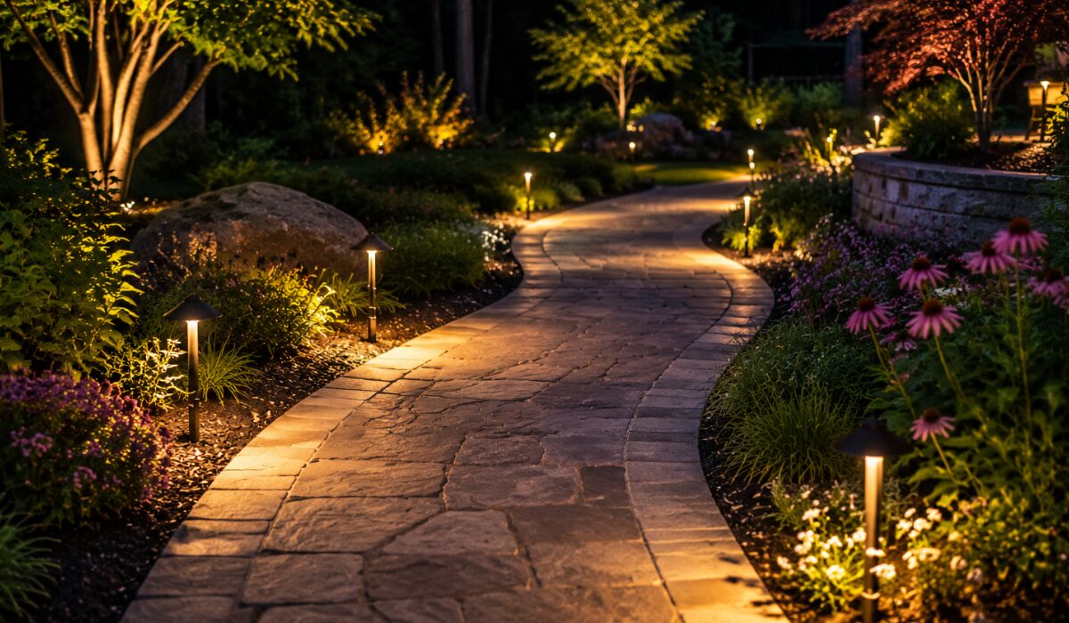 Pathways and Garden Areas