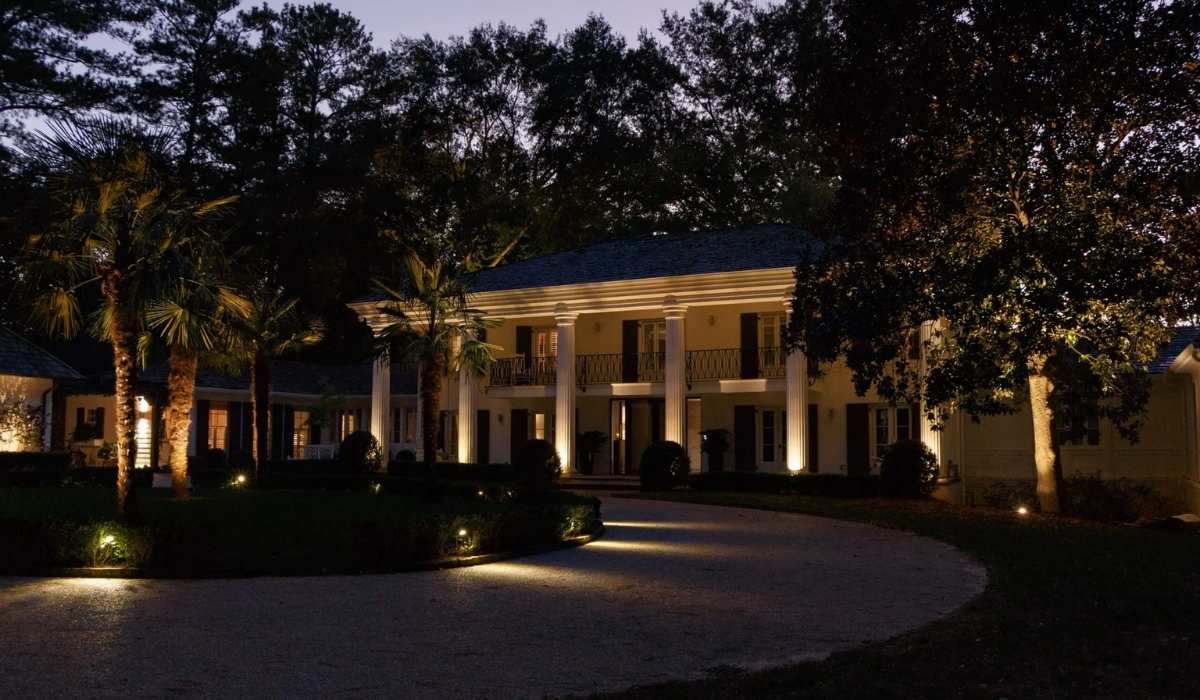 Learn how commercial and residential core drilled outdoor lighting enhances durability, safety, and curb appeal for high-end landscape projects., Core Drilled Lighting