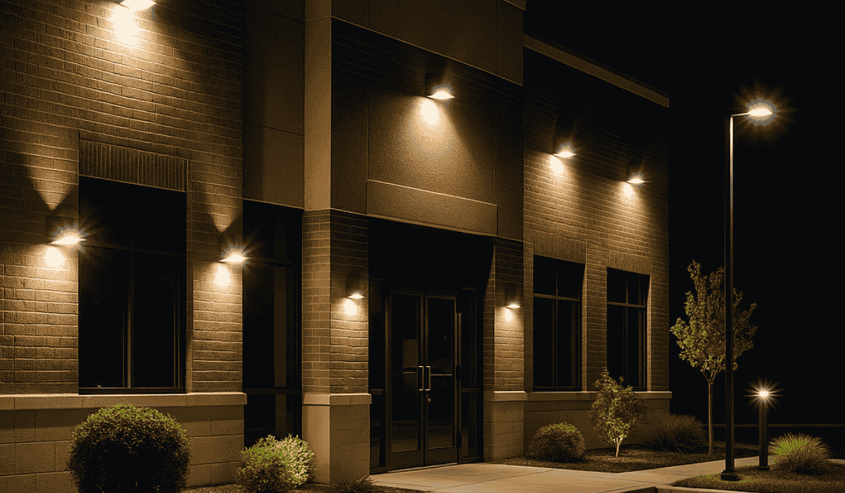 Businesses Use Outdoor Lighting to Improve Security and Appeal