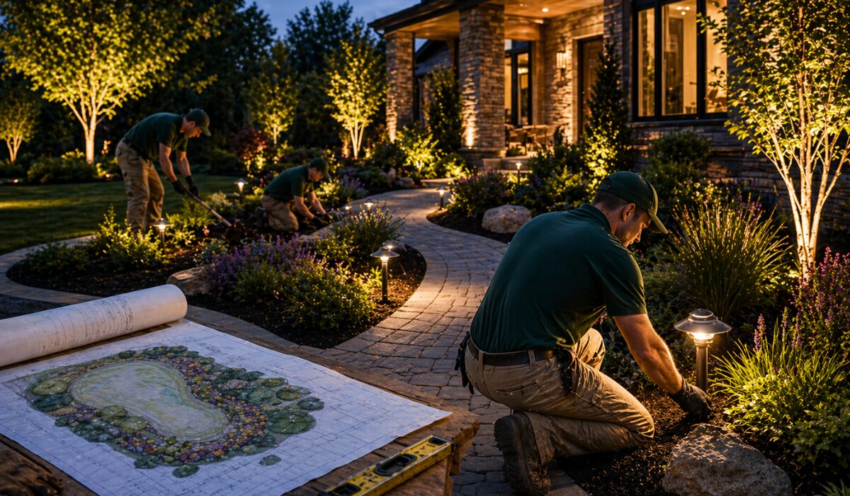 The Role of Professional Installation in landscape design