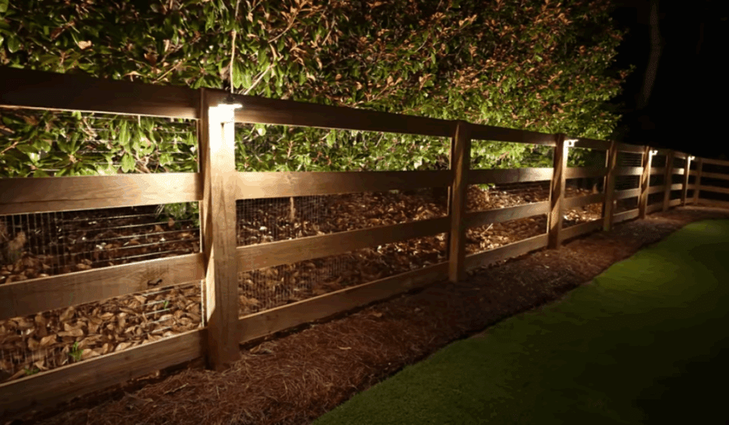 Fence Lighting Installation