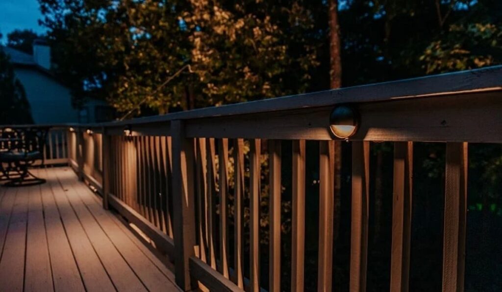Deck Lighting Installation