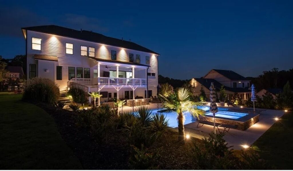 Outdoor Lighting Installation Canton