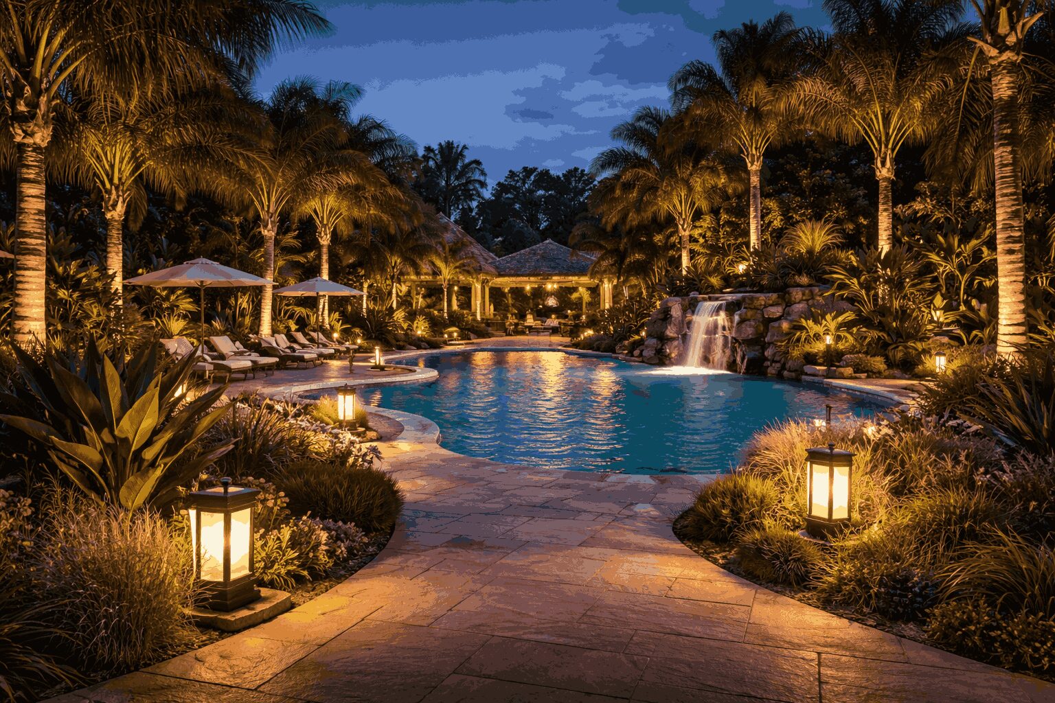 Create a Luxury Resort Feel at Home with Best Outdoor Lighting