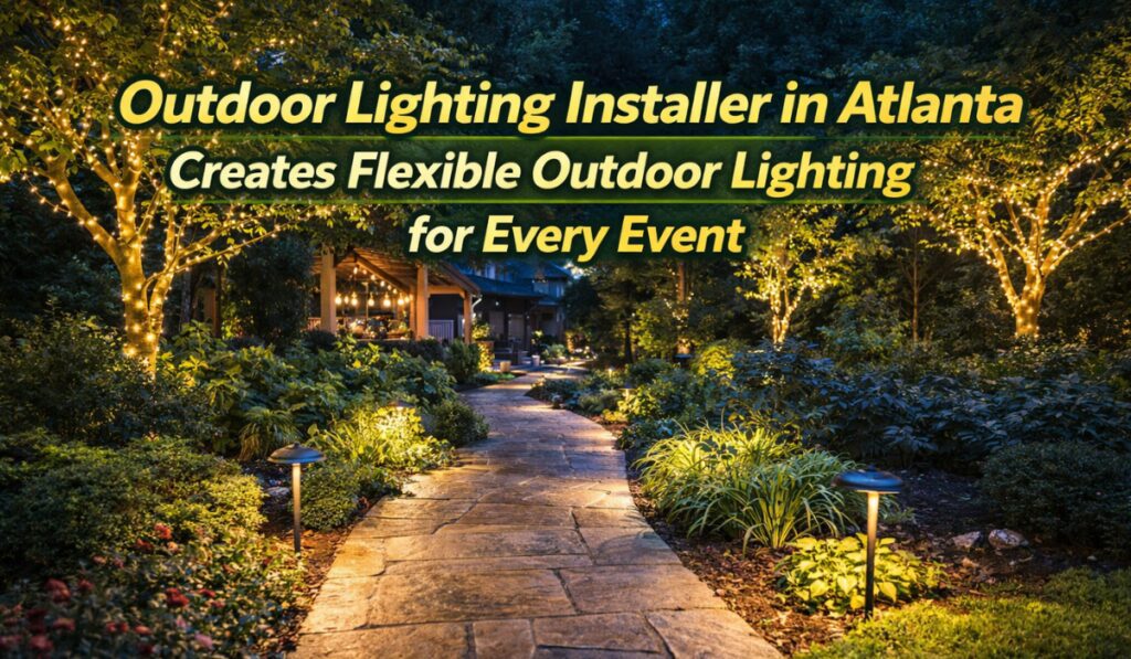 home garden lighting services