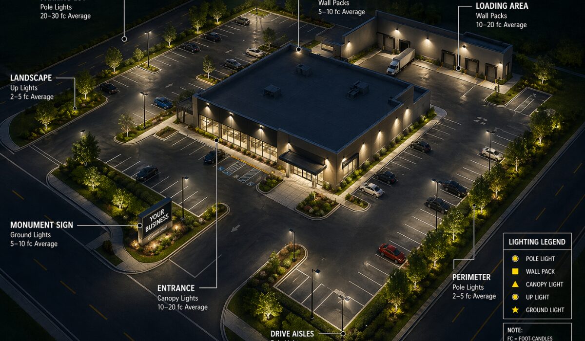 Framework for Planning a Commercial Lighting Layout