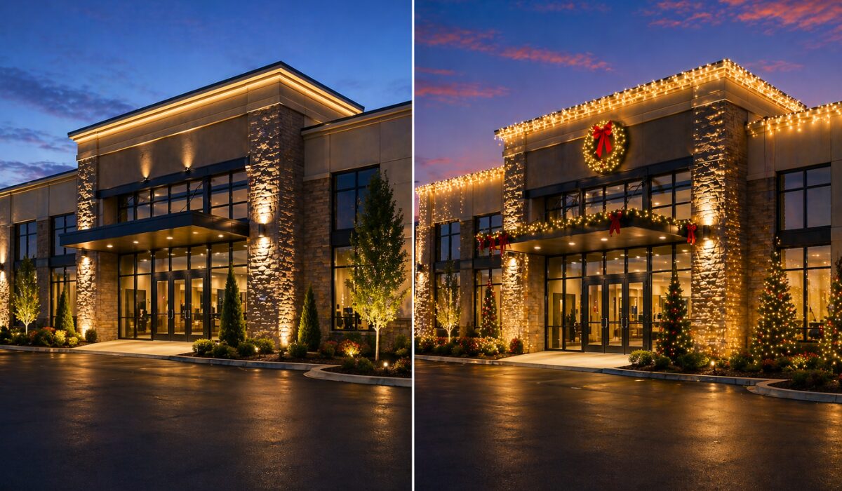 Permanent Holiday Lighting vs Seasonal String Lights