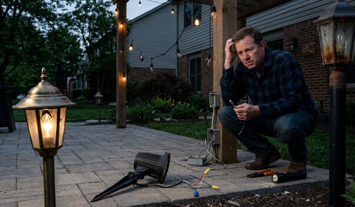 Outdoor Lighting Repair: Signs Your System Needs Professional Service