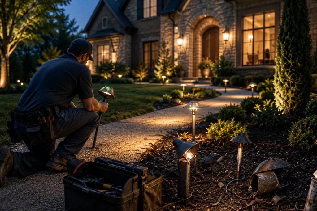 Outdoor Lighting Services: When Repairs Are No Longer Enough