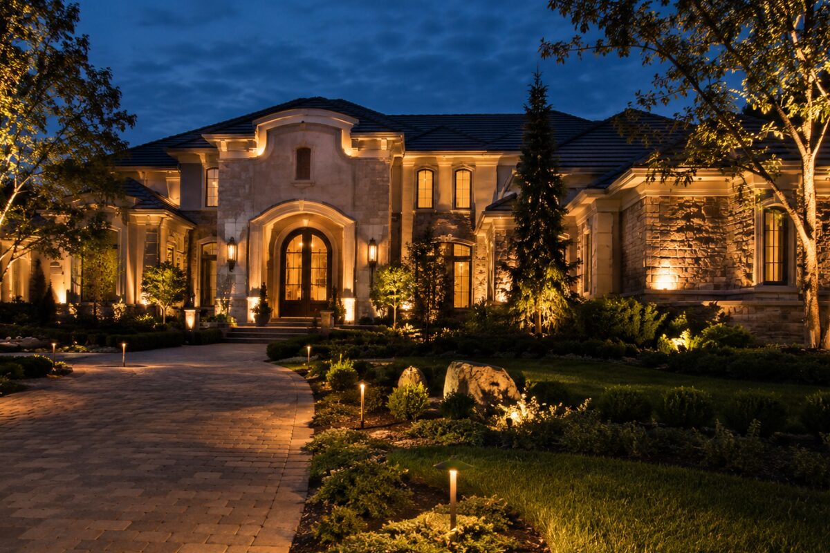 Why Exterior Lighting for Luxury Homes Demands Custom Approach
