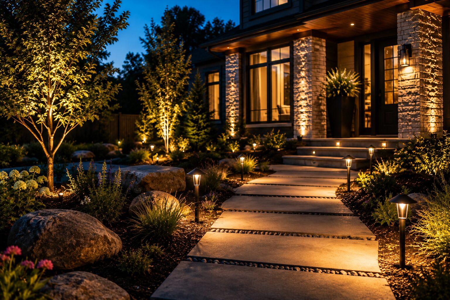 What to Expect From a Professional Outdoor Lighting Installation