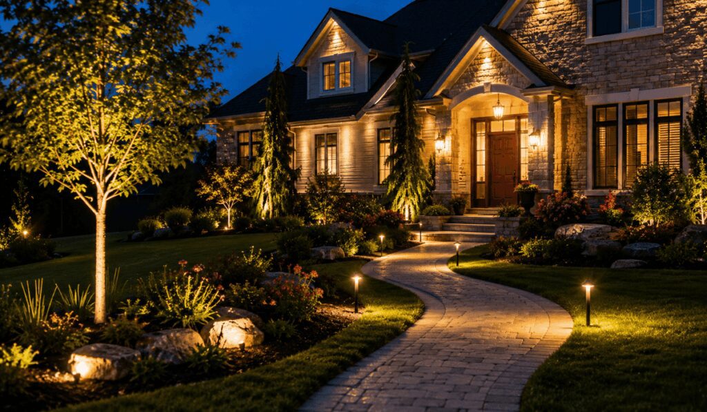 outdoor lighting service